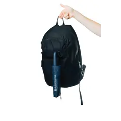Umbrella with carabiner
