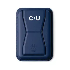 Card holder with foldable stand