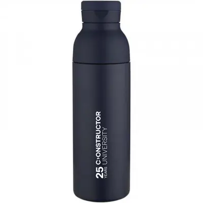 Bottle 650 ml stainlesss steel double wall blue
