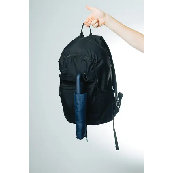 Umbrella with carabiner