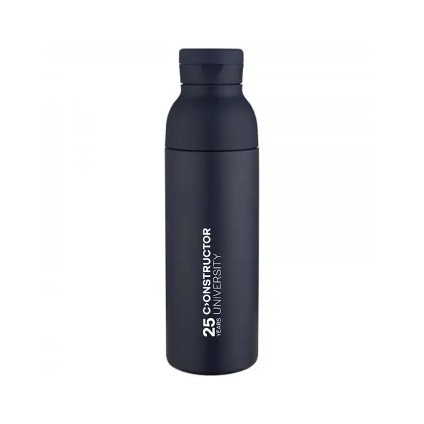 Bottle 650 ml stainlesss steel double wall blue