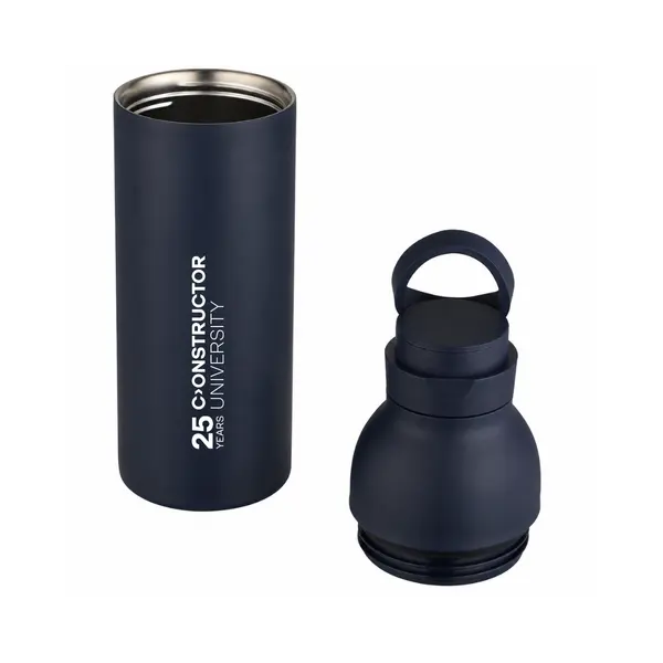 Bottle 650 ml stainlesss steel double wall blue