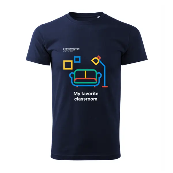 T-Shirt Men Classroom Blue