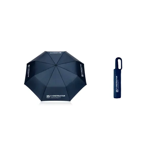 Umbrella with carabiner