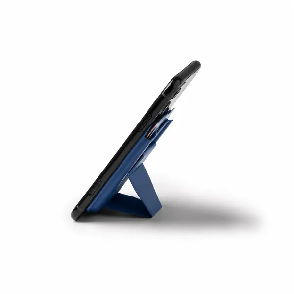 Card holder with foldable stand